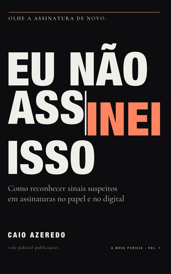 Capa do livro Eu Não Assinei Isso